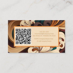 Abstract Floral Inspiration  Business Card