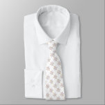 Abstract Floral Jewish Star Neck Tie<br><div class="desc">Something different to wear to Temple: a patterned tie using a Jewish star element originally designed for a greeting card! Also an excellent gift for a Rabbi or a bar mitzvah - well, I'm sure you have your own ideas.</div>