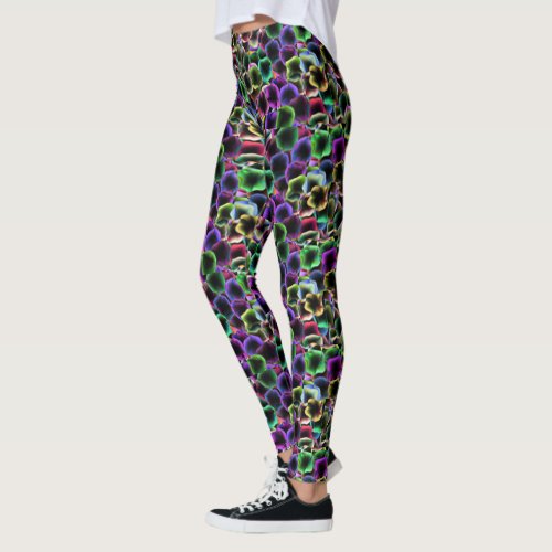 Abstract Floral Leggings