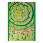 Abstract floral mandala watercolor (Front)