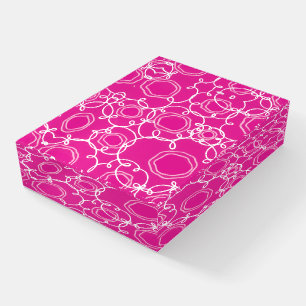 Abstract Floral Matrix (Hot Pink) Fine Art Paperweight