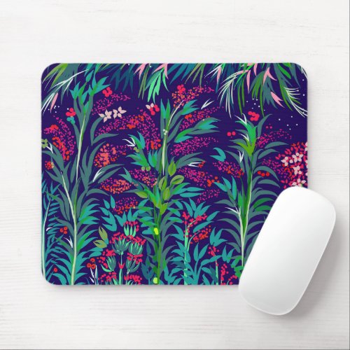 Abstract Floral   Mouse Pad