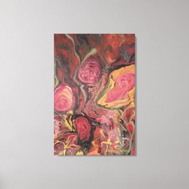 Abstract Floral Painting Print (Front)