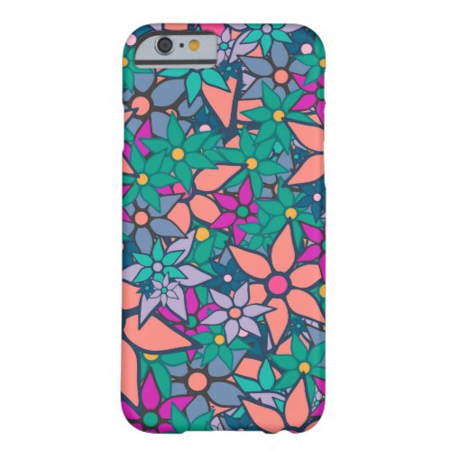 Abstract Floral Pattern 3 Barely There iPhone 6 Case