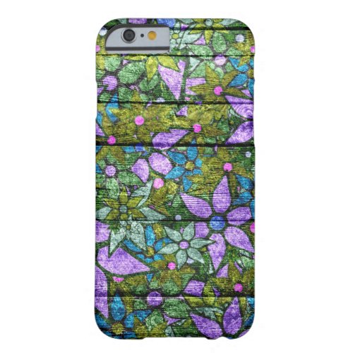 Abstract Floral Pattern 6 Barely There iPhone 6 Case