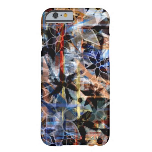 Abstract Floral Pattern 9 Barely There iPhone 6 Case