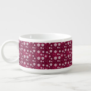 Abstract floral pattern bowl