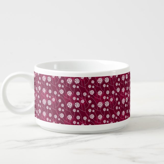 Abstract floral pattern bowl (Right)