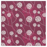Abstract floral pattern fabric