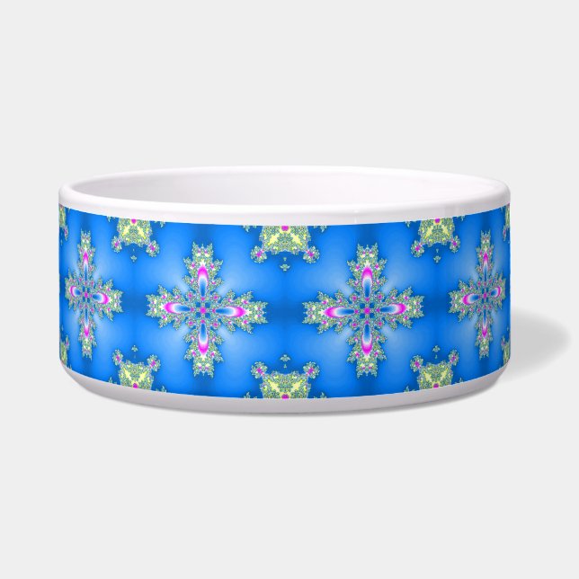 Abstract Floral Pattern in Rainbow Style Bowl (Front)