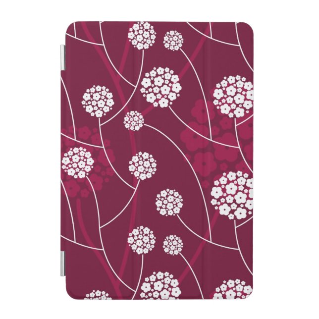 Abstract floral pattern iPad mini cover (Front)