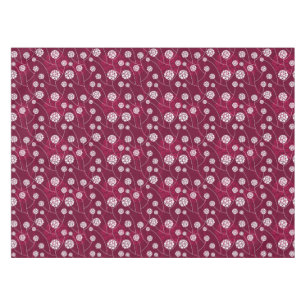 Abstract floral pattern tablecloth