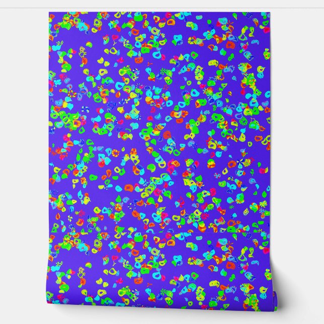 Abstract Floral Pattern wallpaper  (Unrolling)