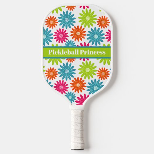 Abstract Floral Pickleball Princess Pickleball Pad Pickleball Paddle