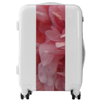 Abstract Floral Pink Poppy Garden Flower Luggage