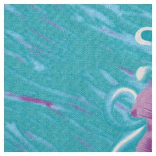 Abstract Floral Purple | Ornamental Fabric Art