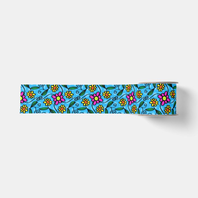 Abstract Floral Ribbon (Front)