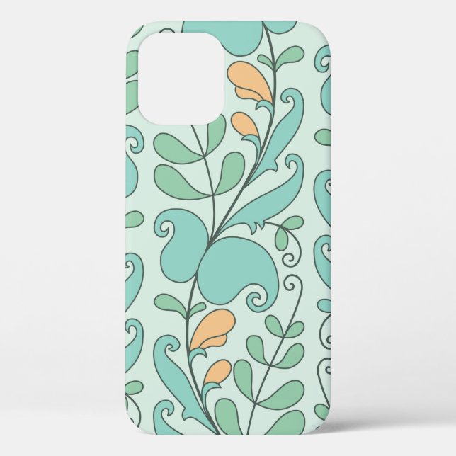 Abstract floral seamless pattern Case-Mate iPhone case (Back)