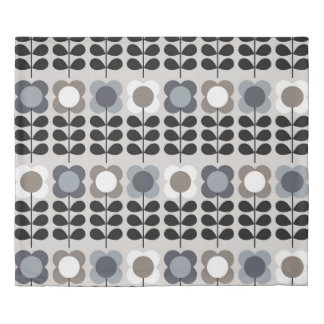 Abstract floral seamless pattern. Nordic style. Vi Duvet Cover