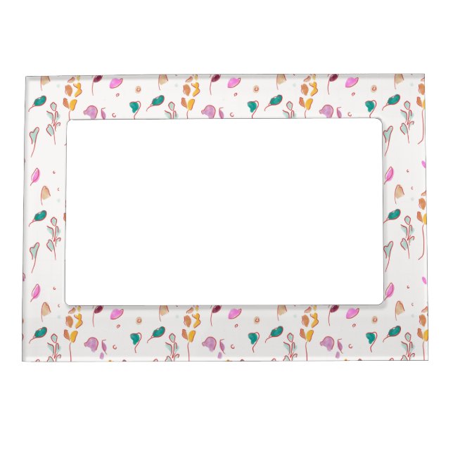 Abstract Floral traces Magnetic Frame (Front)