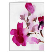 Abstract floral watercolor paintings 4 (Front)