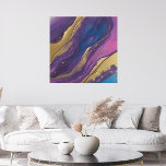 Abstract-Flow Art-Blue Pink Purple and Gold- Faux Canvas Print<br><div class="desc">Introducing this Abstract Flow Art Canvas Print – a vibrant fusion of Blue, Purple, Pink, and Gold! This mesmerizing artwork captures the essence of flow art, bringing a burst of color and energy to your space. Crafted with precision and printed on premium canvas, it's the perfect addition to enhance your...</div>