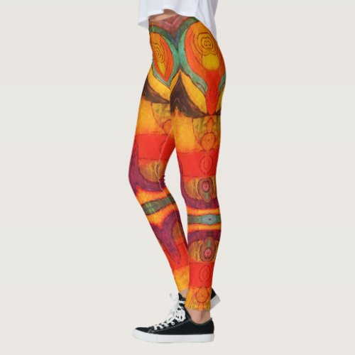 Abstract Flow Leggings