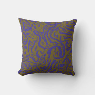 Abstract Flow Lines Throw Pillow- Nasamin studio Pillow