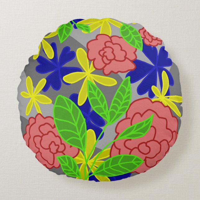 abstract flow round pillow (Front)