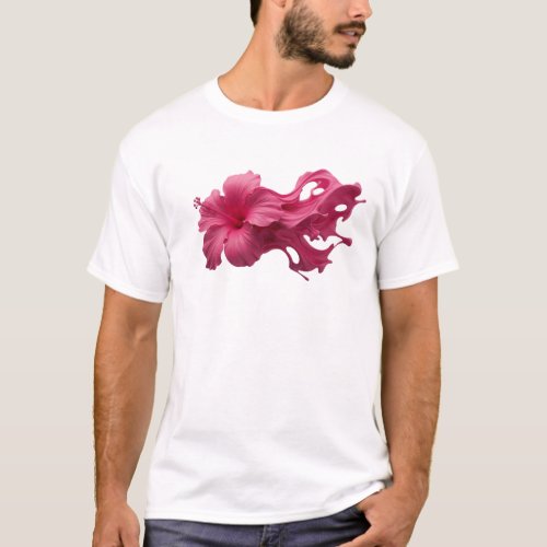 ABSTRACT FLOWER 6 Creative Print Tee