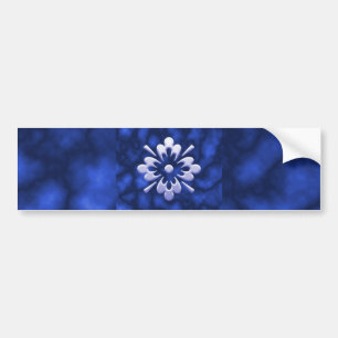 Abstract Flower Bumper Sticker