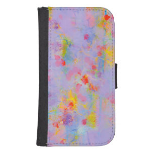 Abstract Flower Dream Galaxy S4 Wallet Case