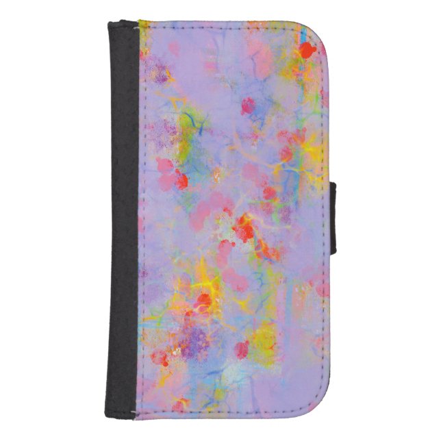 Abstract Flower Dream Samsung Galaxy Wallet Case (Front)