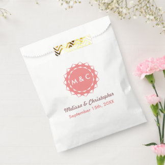 Abstract Flower Favor Bag