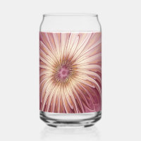 Abstract Flower Fractal Art & Shades of Burgundy
