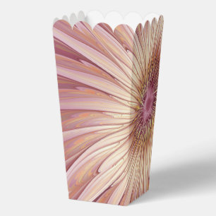 Abstract Flower Fractal Art & Shades of Burgundy Favor Boxes