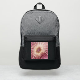 Abstract Flower Fractal Art &amp; Shades of Burgundy Port Authority&#174; Backpack