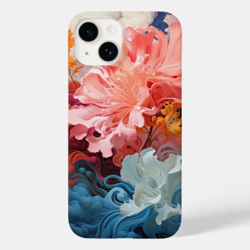 Abstract Flower from Heaven Case_Mate iPhone 14 Case