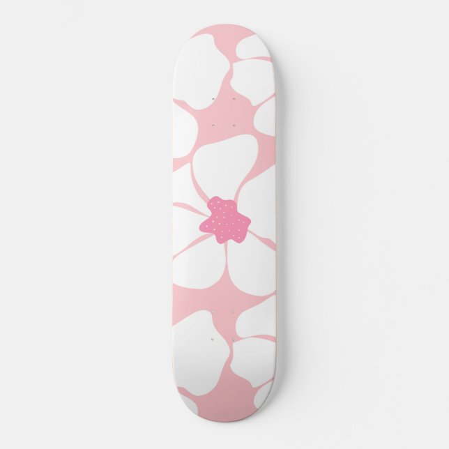 Abstract Flower Glam #3 #decor #art Skateboard (Front)