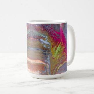 Abstract Flower in bright colors  Coffee Mug