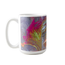 Abstract Flower in bright colors