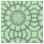 Abstract Flower in Pale Green Fabric