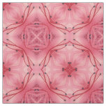 Abstract Flower Petals in Soft Coral Pink  Fabric