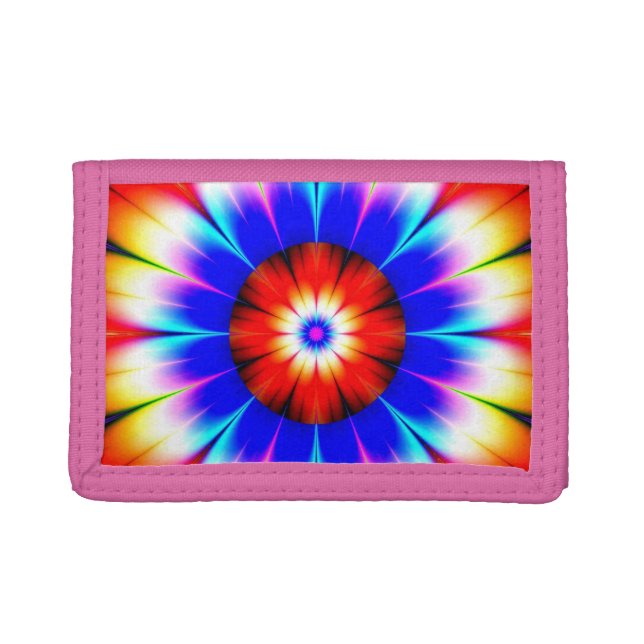 Abstract Flower Photo Wallet (Front)