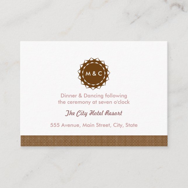 Abstract Flower Reception Enclosure (Front)