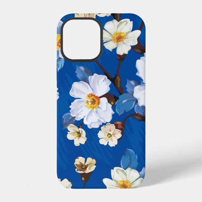 Abstract flower seamless pattern background. Elega Iphone Case (Back)