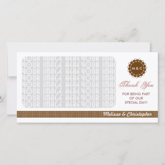Abstract Flower Thank You Card