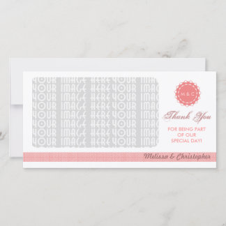 Abstract Flower Thank You Card