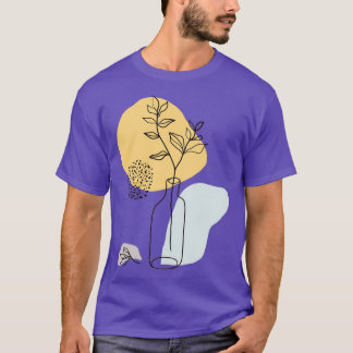 Abstract flower vase 4 T-Shirt