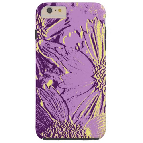 Abstract Flowers 3 Cute Floral Tough iPhone 6 Plus Case